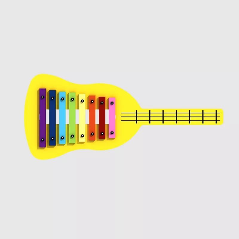 آلات موسیقی پارک تفریحی کودکان در فضای باز